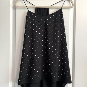 Dressy black halter blouse by Express